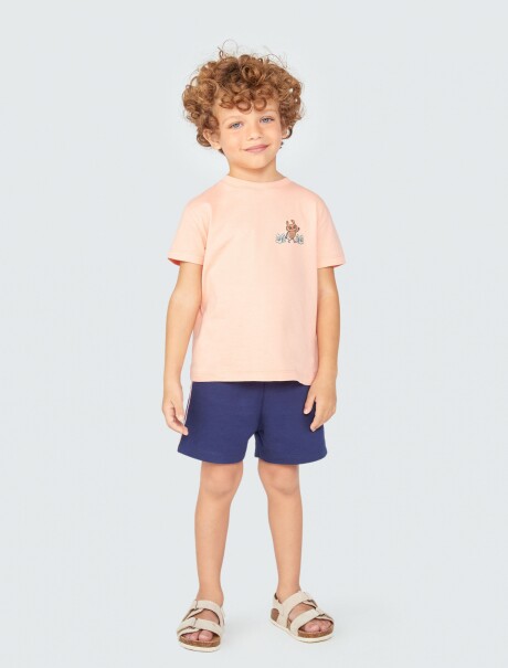 CONJUNTO INFANTIL CON ESTAMPA NARANJA