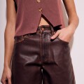 Imagen de Short Cuero Vegano - Marron