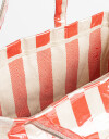 Shopper Shopper Rayada - Rojo Medio