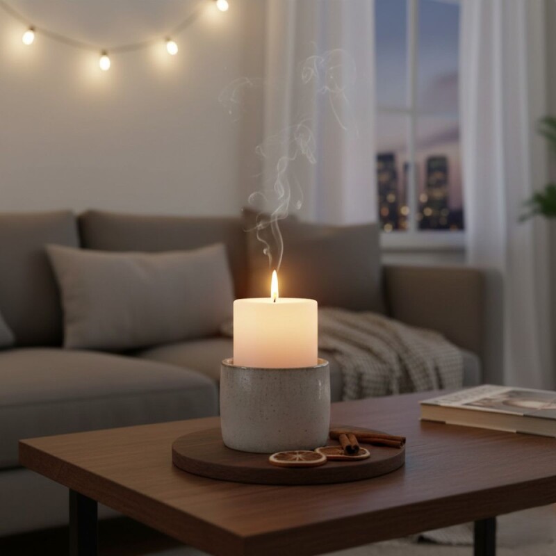 VELA AROMATICA 7X7.5CM Unica