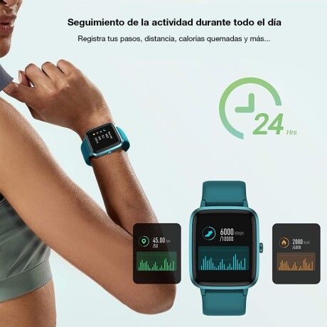 Reloj Inteligente Smartwatch Estilo de Vida y Fitness ID205L Verde