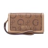 BILLETERA GUESS OAK PARK SLG JG823842 Marrónuniforme