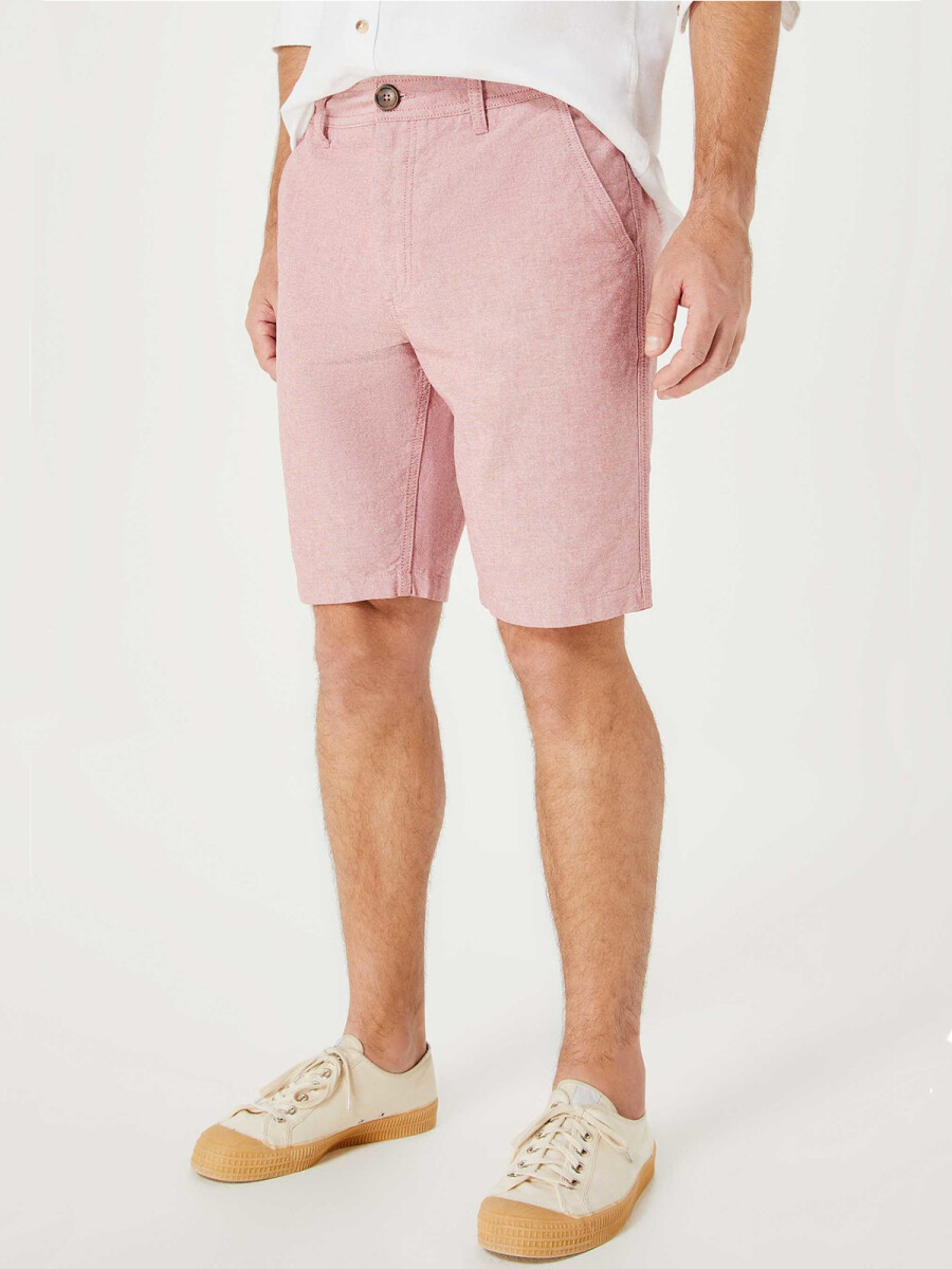 BERMUDA BÁSICA MODELO CHINO - ROSA 
