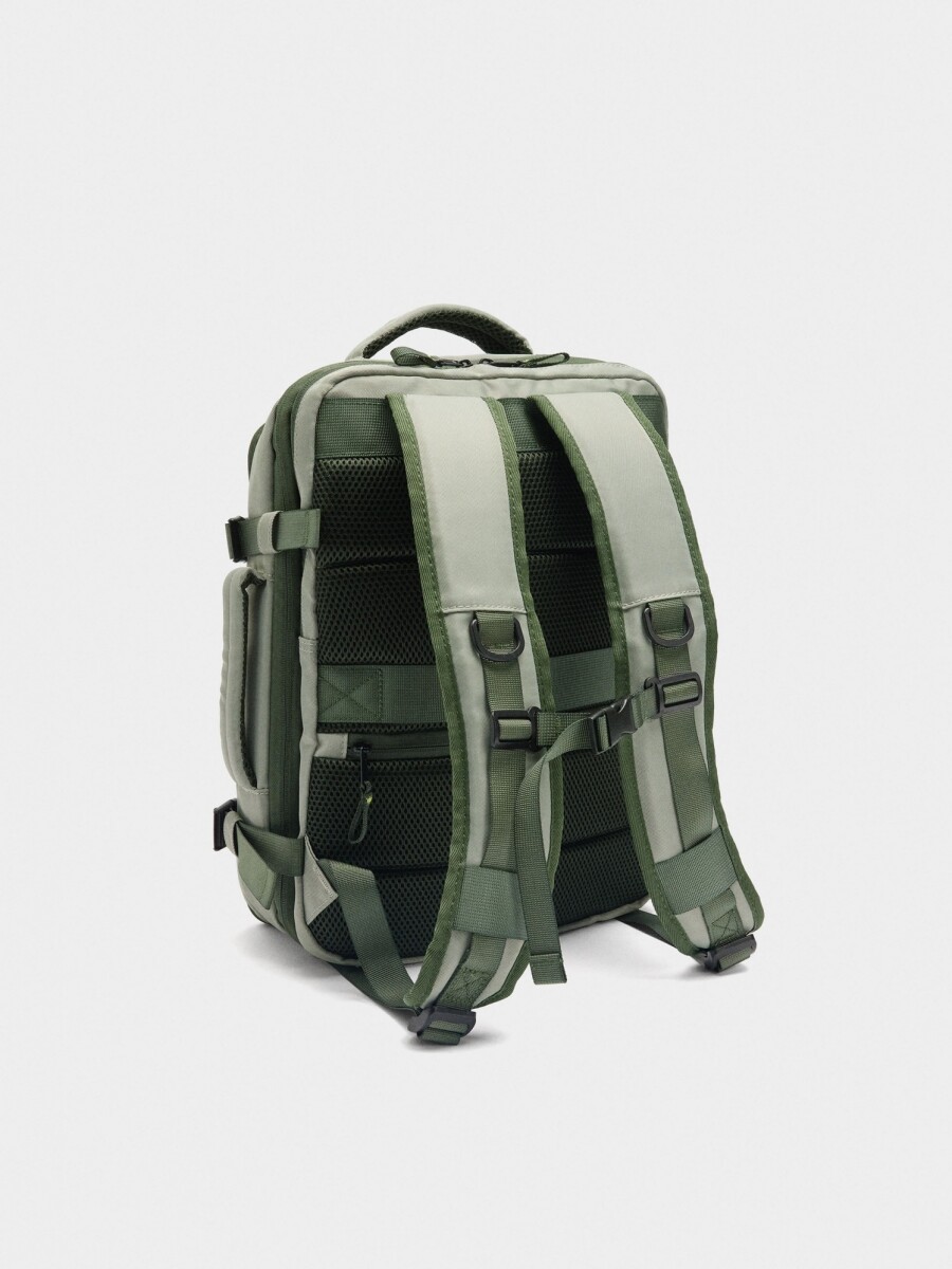 Mochila De Cabina De Nylon gris
