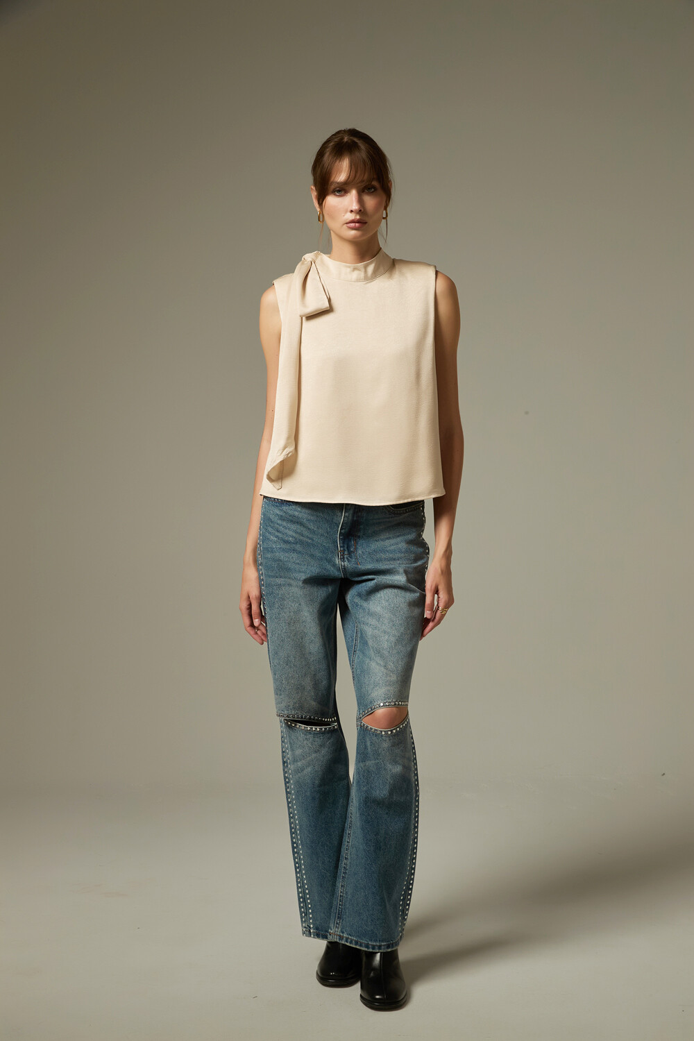 Blusa Panyel Beige Claro