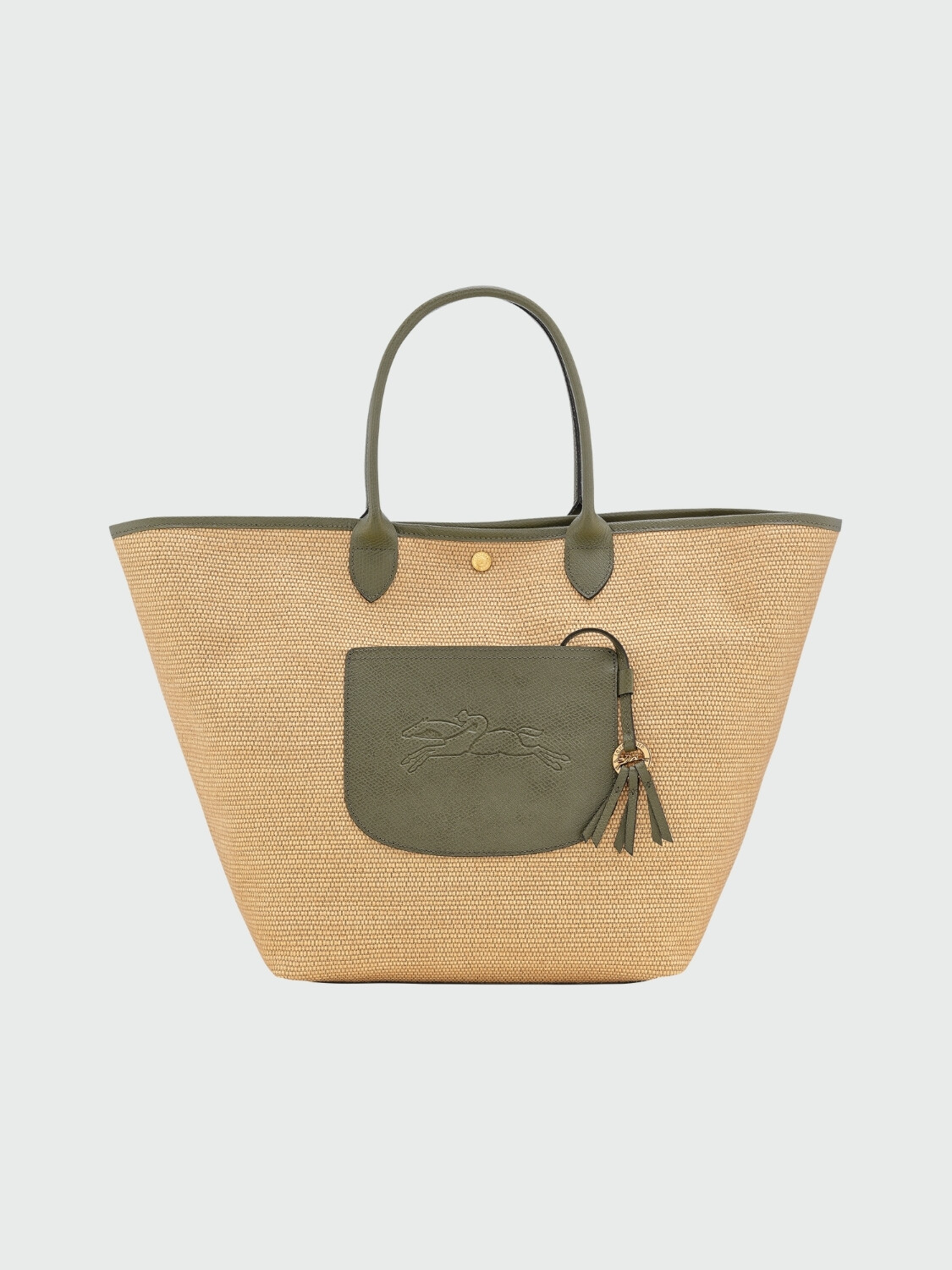 Longchamp- Tote Bag Le Panier Pliage L Verde
