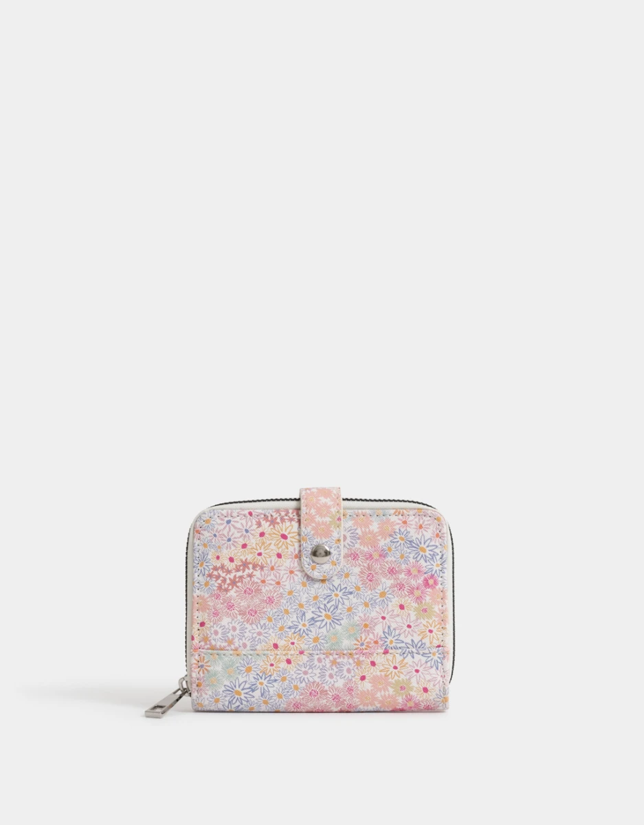 Billetera Cuerina Con Solapa 