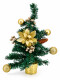 ARBOL DECORATIVO CON ACCESORIOS DORADO