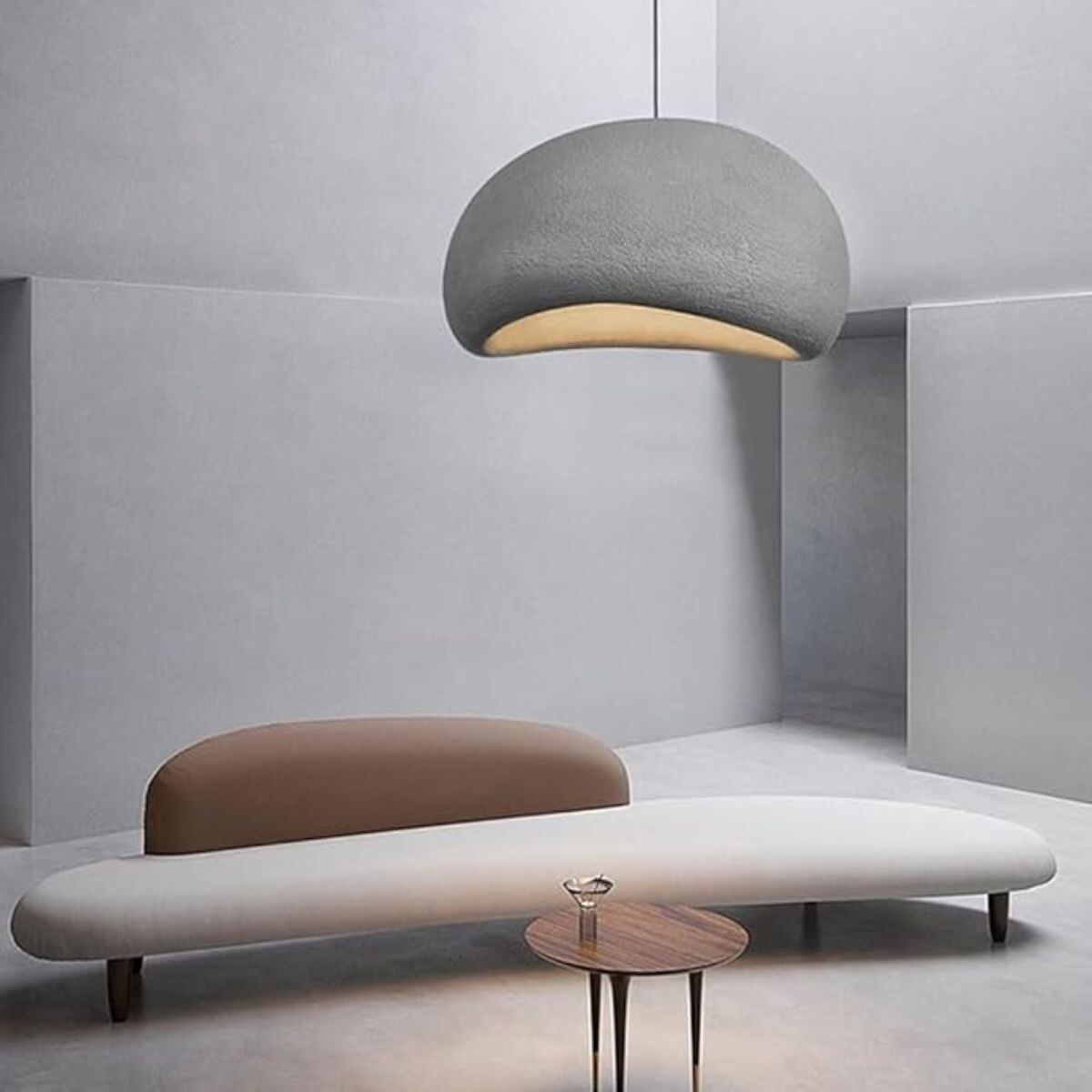 LUMINARIA DE TECHO GREY STONE Gris Extra Large 