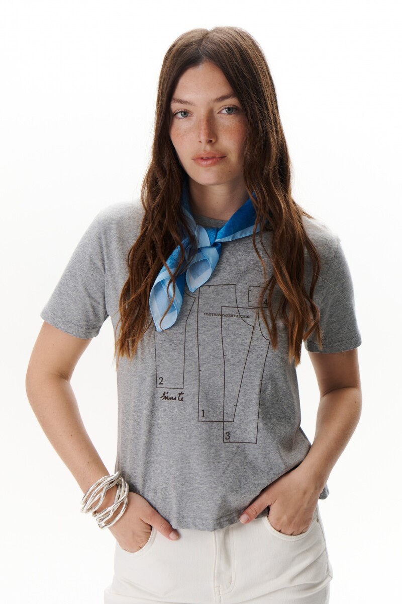 REMERA MOLDES MELANGE