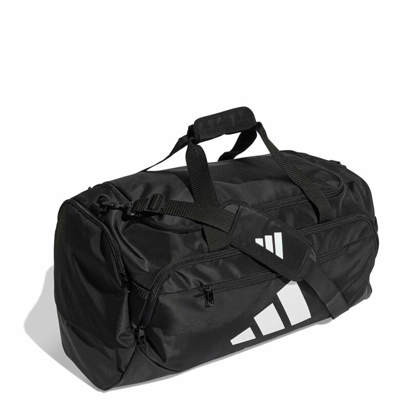Bolso Adidas Tra Def Duf M Negro - Blanco