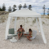 S51BC Gazebo Plegable Playa Y Jardín 1,5x1,5mts Cream Accent