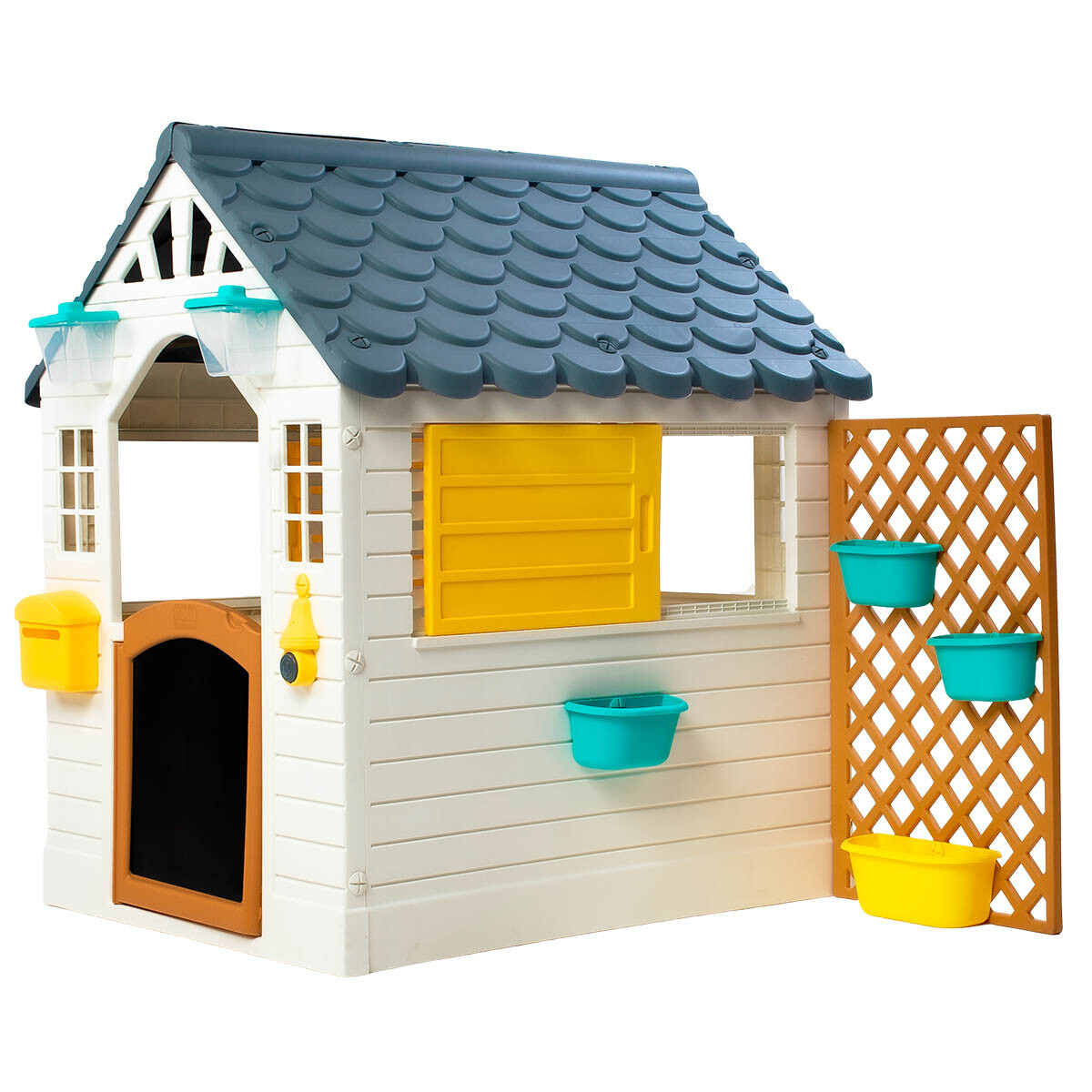Casita Para Niños Europea C/Cerco 107x140x127 - Verde 