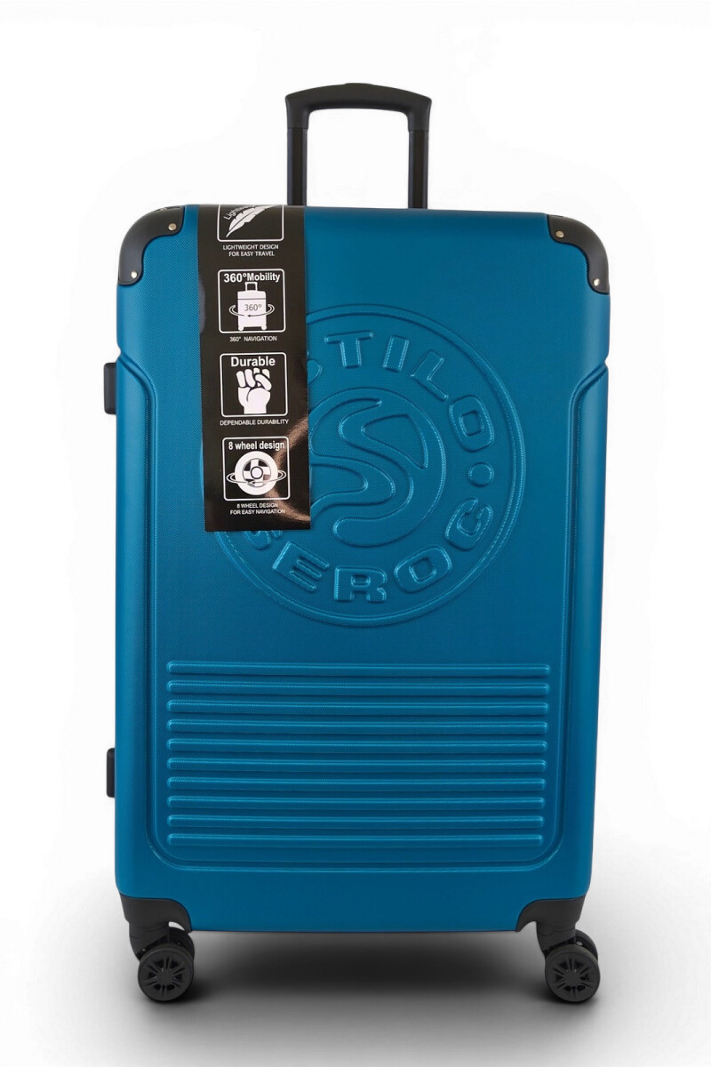 Valija grande ABS (fibra) de 28" Azul