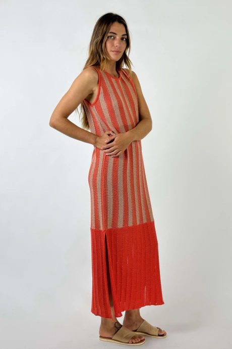 VESTIDO BAHAMA naranja m/l