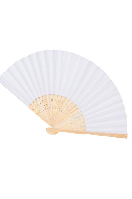 Abanico de papel Blanco