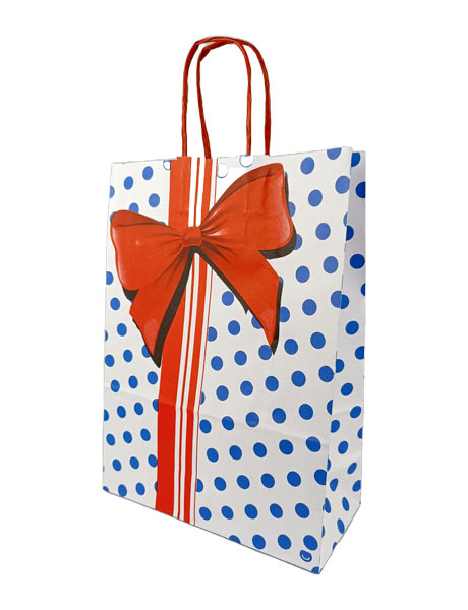 BOLSA FANTASIA LUNA 22X10X30 cm - BLUE BOW 