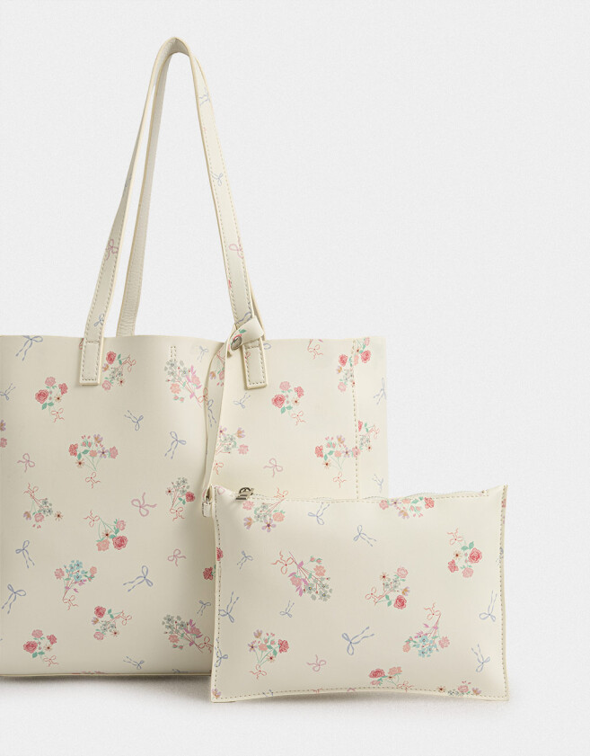 Shopper Cartera Shopper Estampada - Estampado Flores