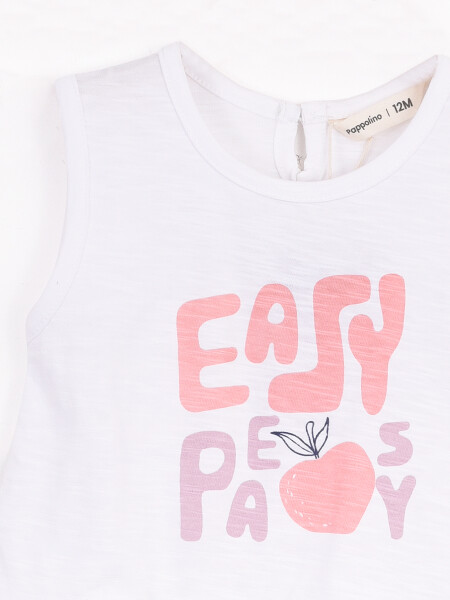 MUSCULOSA ESTAMPADA ROSINA BLANCO