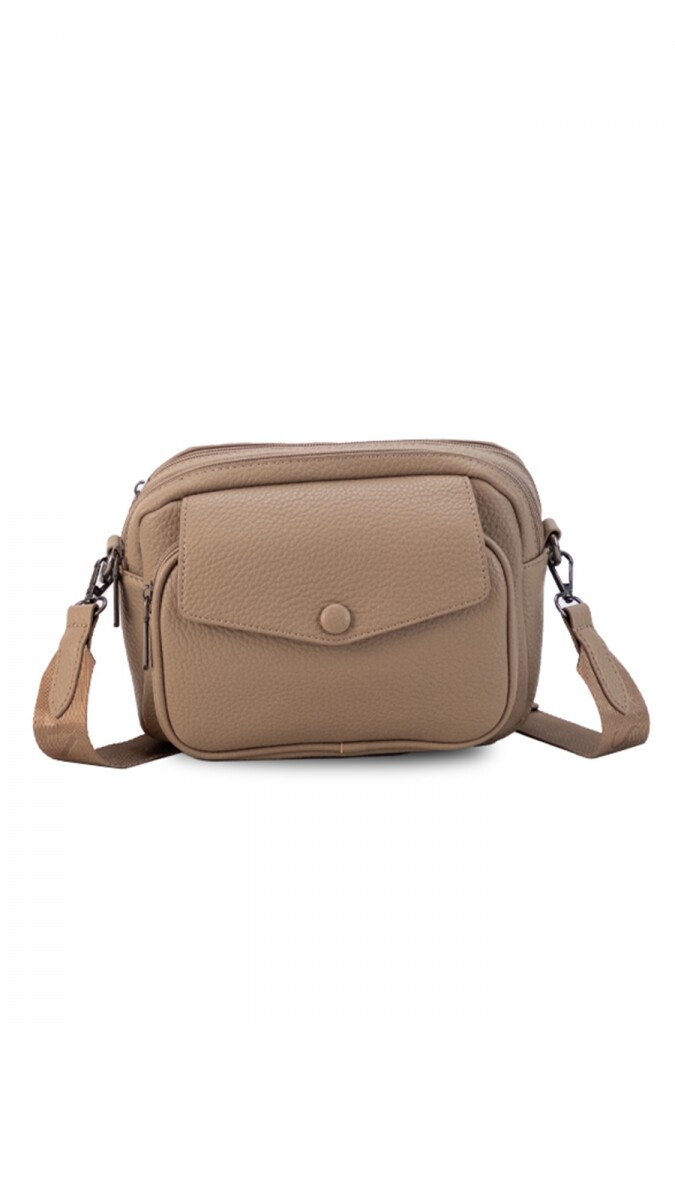 BANDOLERA MORRAL TAMIKA - ALMENDRA 
