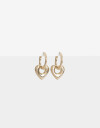 Aros Argollas Metal Argollas De Metal Reciclado Dorado - Dorado