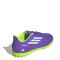 Championes de Fútbol 5 Infantiles Adidas III TF Púrpura - Blanco - Amarillo Limon