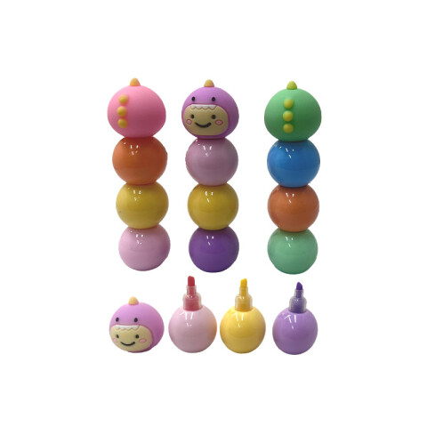 2x1 Resaltador gusano 3 colores 2x1 Resaltador Gusano 3 Colores