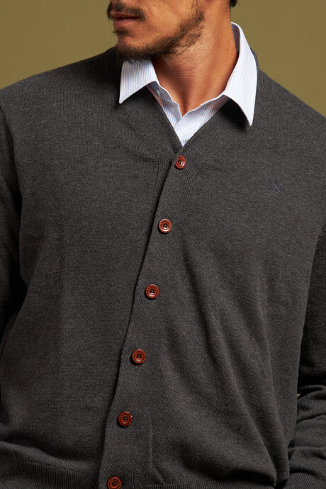CARDIGAN ACARI POLANCO Gris Oscuro