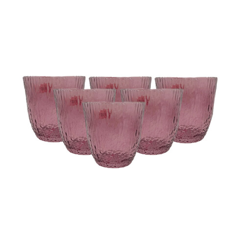 Vaso Vidrio COLOR base pesada 8.5*9.5CM/300ML Vaso Vidrio Color Base Pesada 8.5*9.5cm/300ml