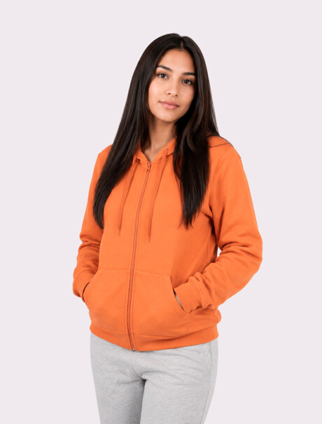 CAMPERA UNISSEX BÁSICA ADULTO NARANJA