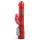Vibrador Rotador Golden Triangle Lil Darlins Turtle Rojo