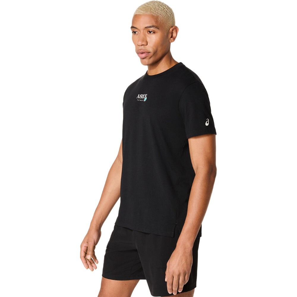Polo Tenis Game Seasonal Graphic Tee Hombre Performance Black