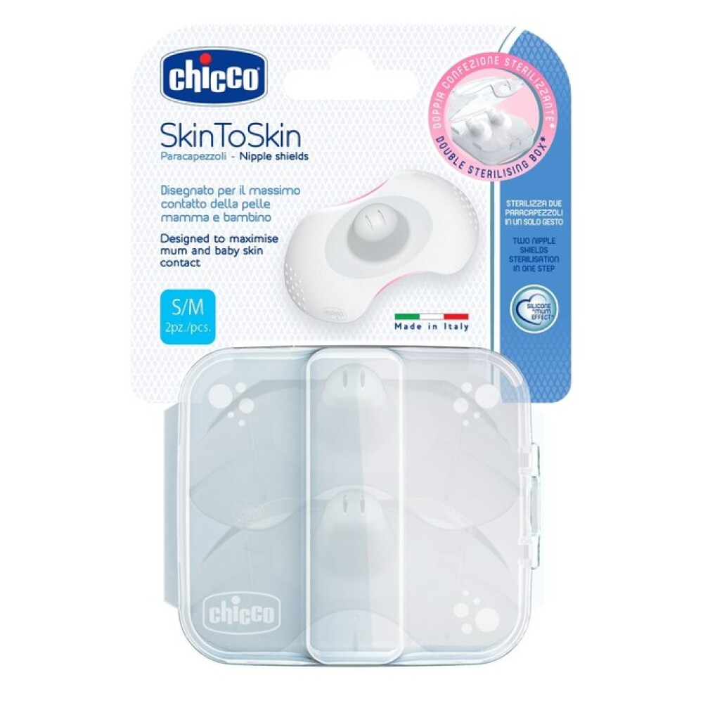 Pezoneras INTERMEDIARIOS SILICONA CHICCO talle S/M