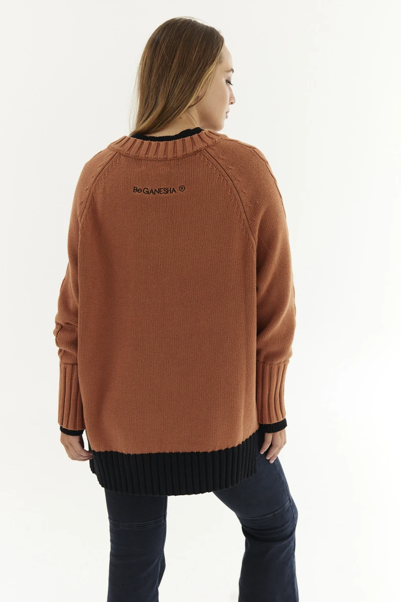 Sweater Nude Camel