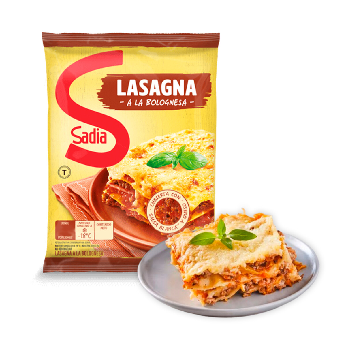 Lasagña Sadia Bolognesa 350 Grs 