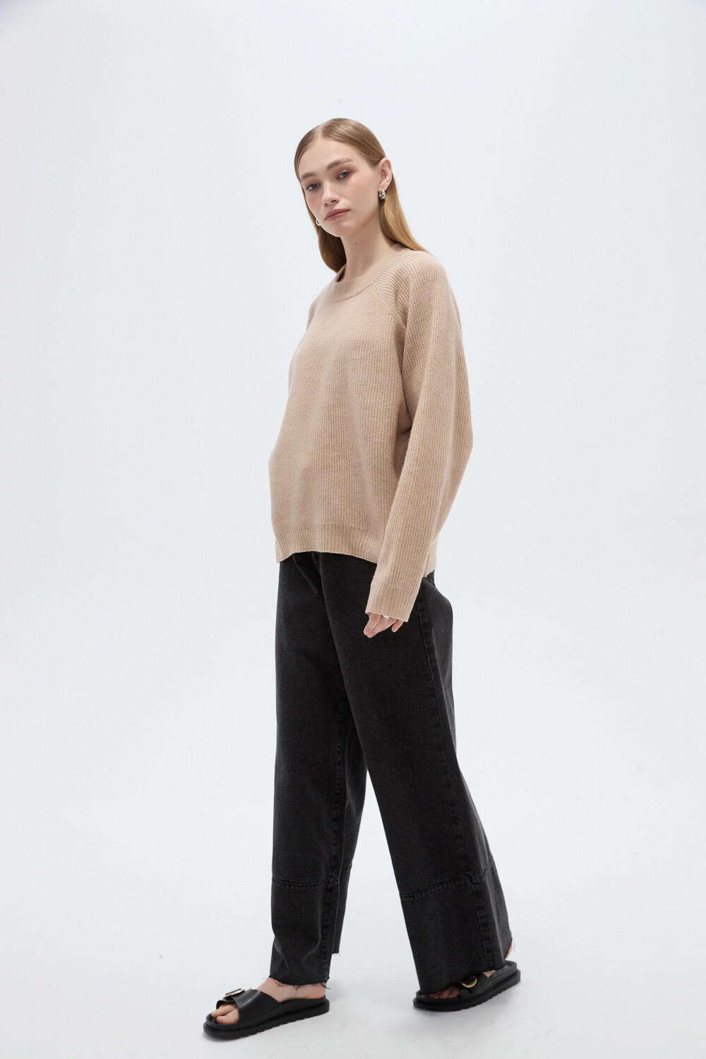 Sweater Chulia Beige Melange