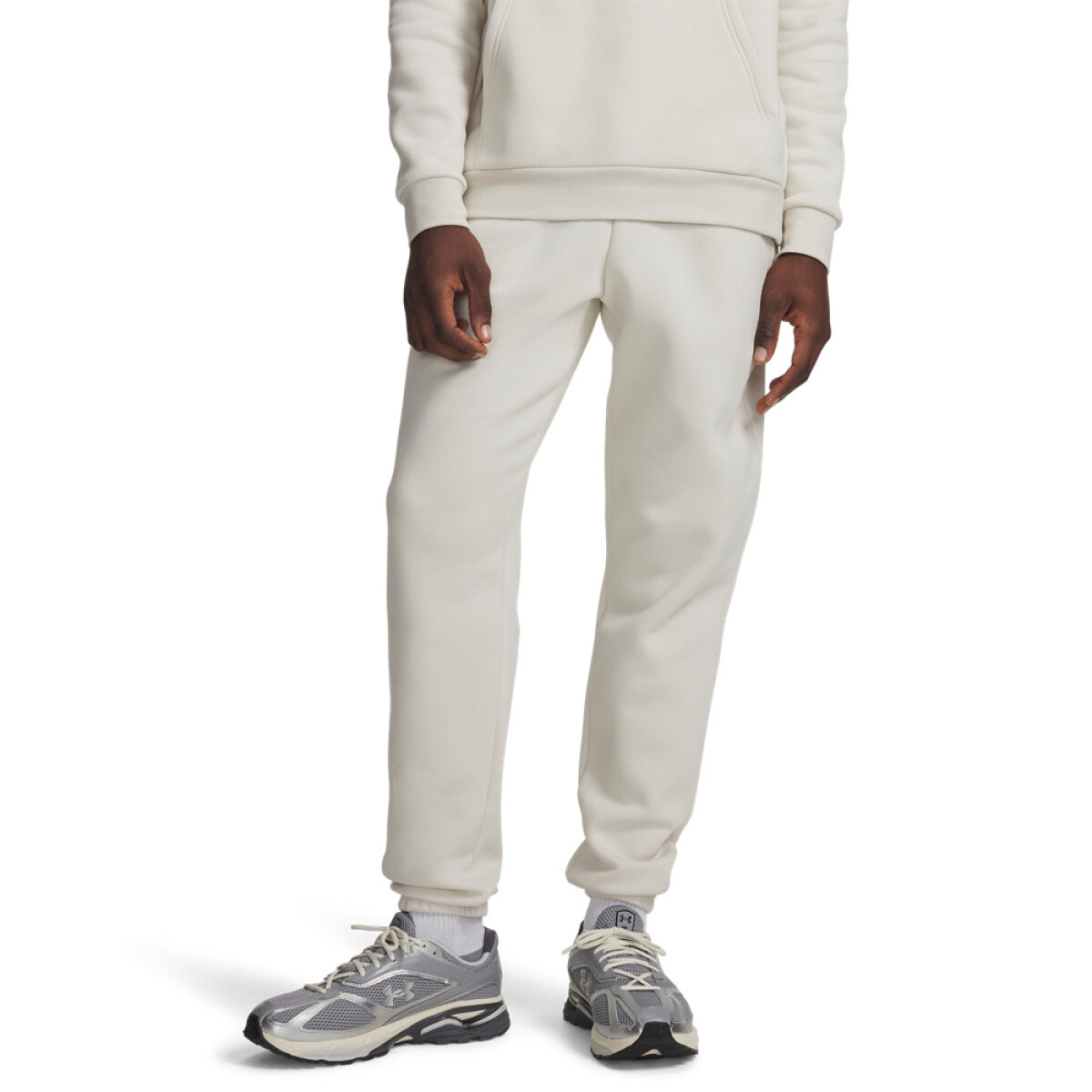 UA Icon Fleece Jogger-BLU - WHT-110 