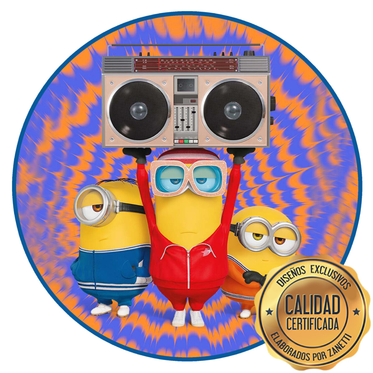 Lámina Minions - Radio Red. 