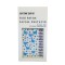 Set Stickers para Uñas y Rostro Celeste