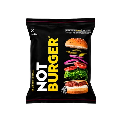 Hamburguesa x2 NOT burger 160g Not Burger X2 80g