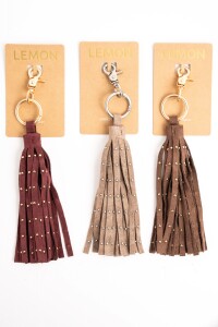 Charm Flecos Y Tachas Gamuza Vegana Vison