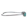 Brazalete Surat-Plata rodinada 925- Piedra Onix Paraiba-BR2016 conpiedra