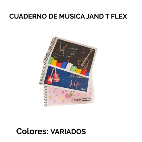 Cuaderno De Musica Jand T Flex Esp 40 Hojas Unica