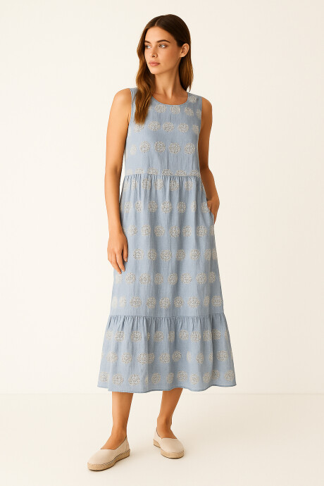 Vestido Susie Celeste