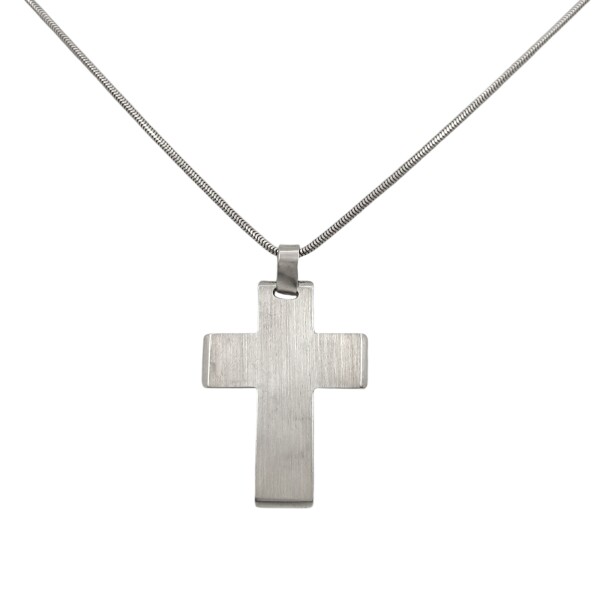 Dije Cruz-Plata 925 esterlina-Sin Piedra-CP3157 Sinpiedra