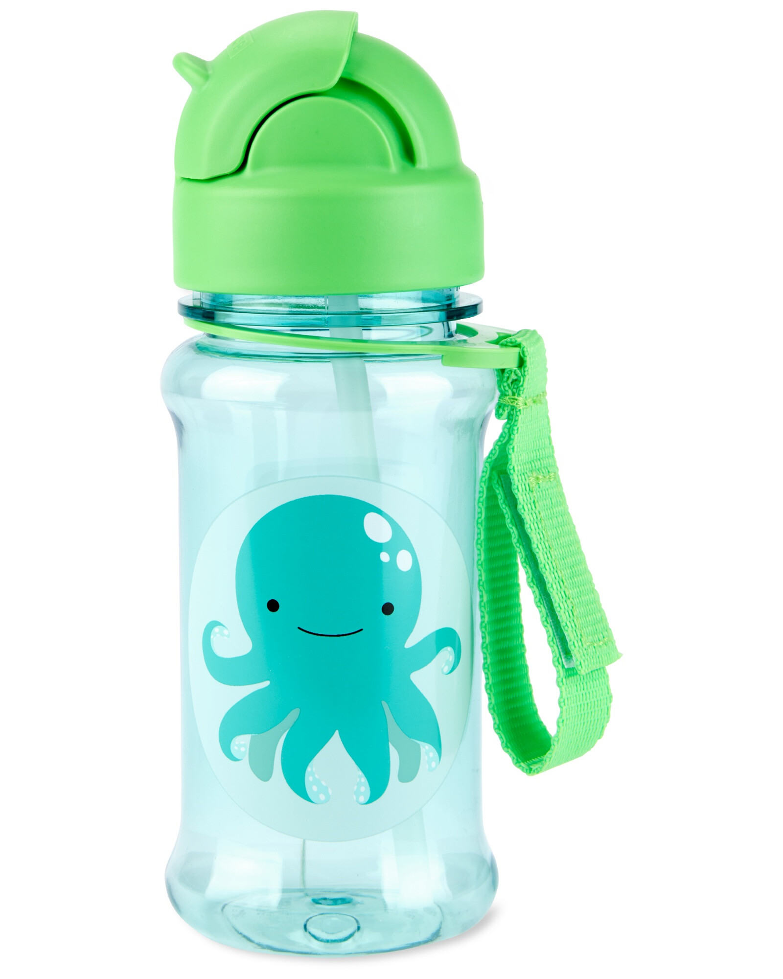 Botella de plástico Tritan, con sorbito, diseño pulpo Botella de plástico Tritan, con sorbito, diseño pulpo