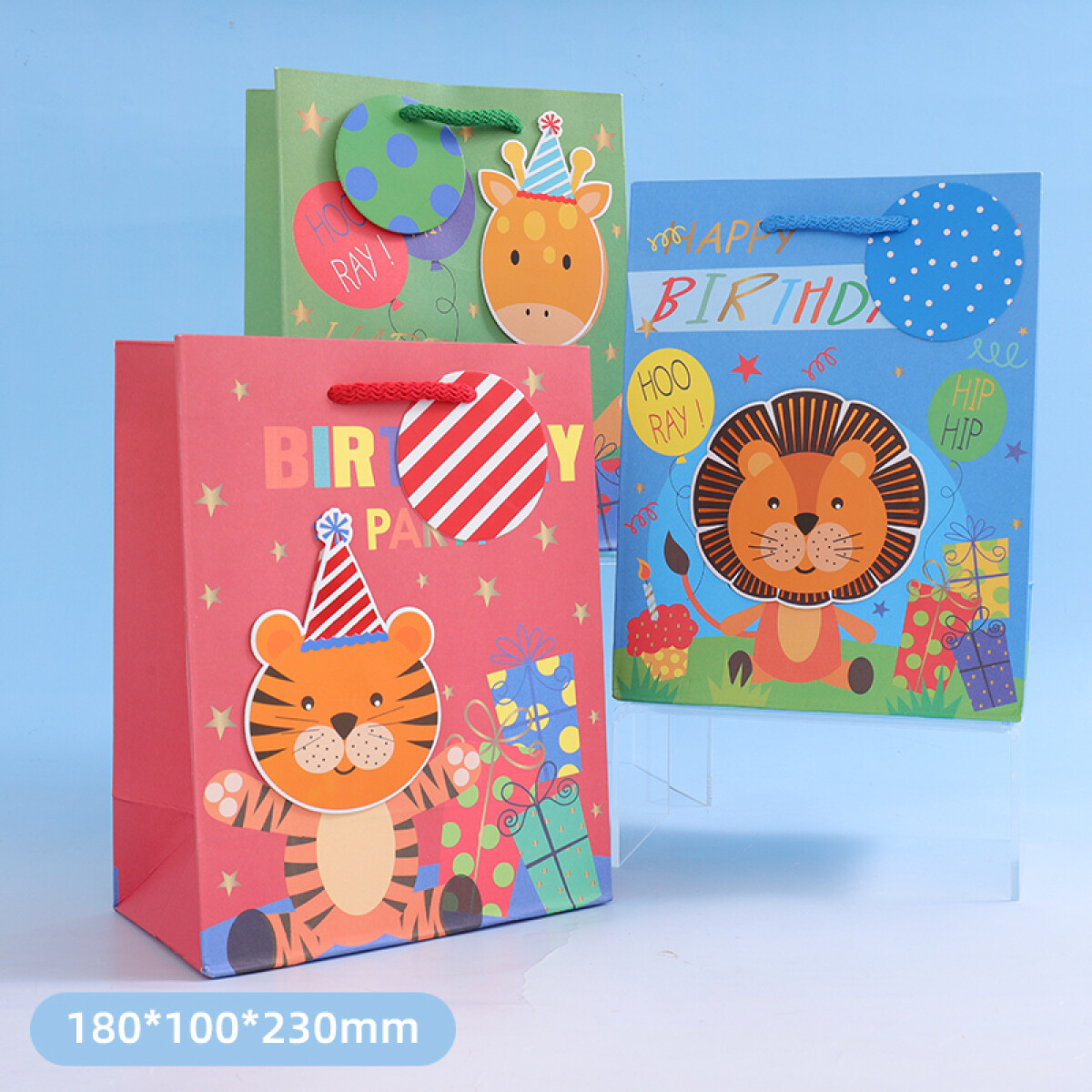 Bolsa De Regalo De Papel Zoo - M 