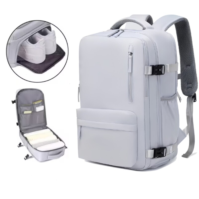 Mochila de Viaje para Cabina Gris