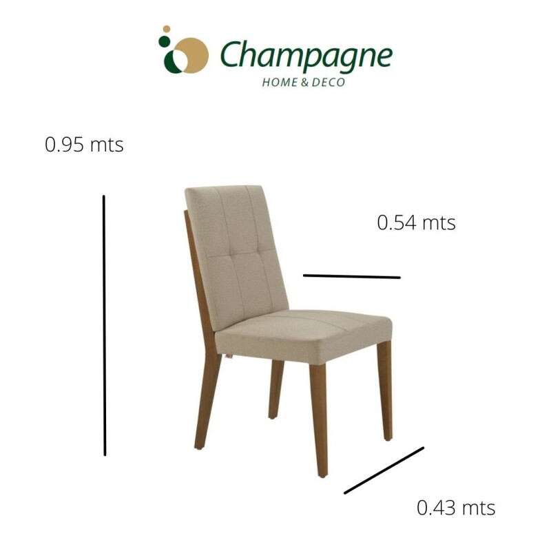 SILLA ALTA - MADERA CINAMOMO - TAPIZADO BEIGE TRAMADA SILLA ALTA - MADERA CINAMOMO - TAPIZADO BEIGE TRAMADA