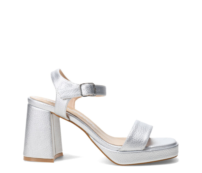 Sandalias de Mujer Miss Carol Aurena Plateado